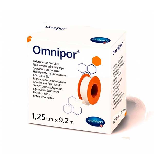 Пластырь Omnipor фиксирующий из нетканого материала 1,25см х 9,2м.