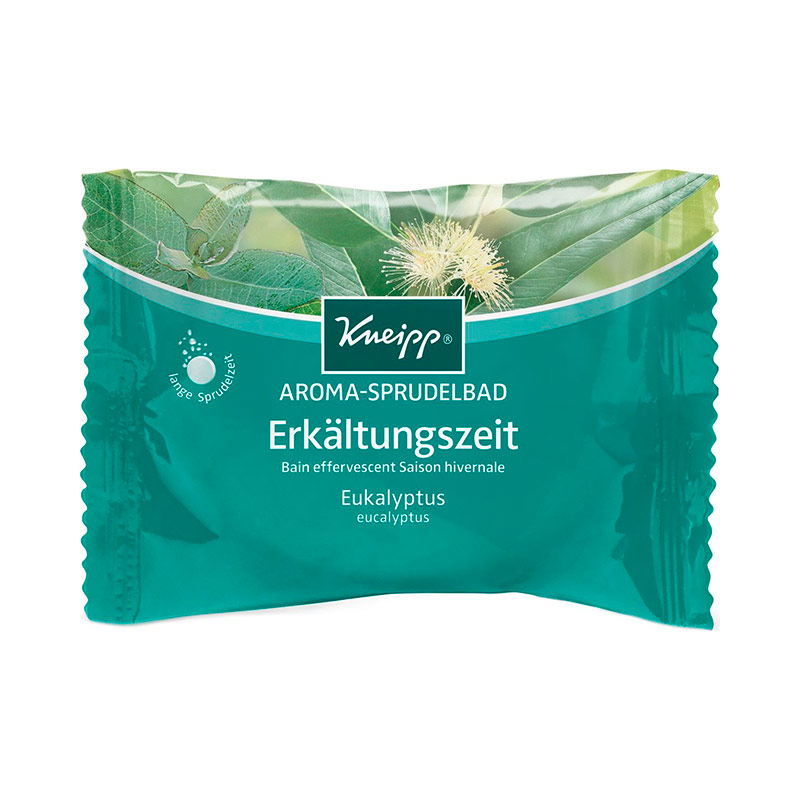 Kneipp Соль для ванн шипучая таблетка При холодной погоде 80г.